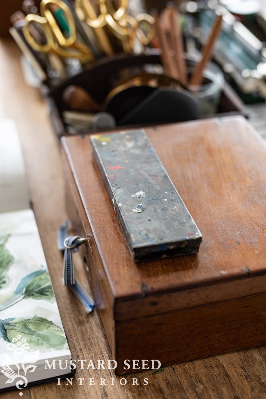 antique handmade Georgian paintbrushes | miss mustard seed