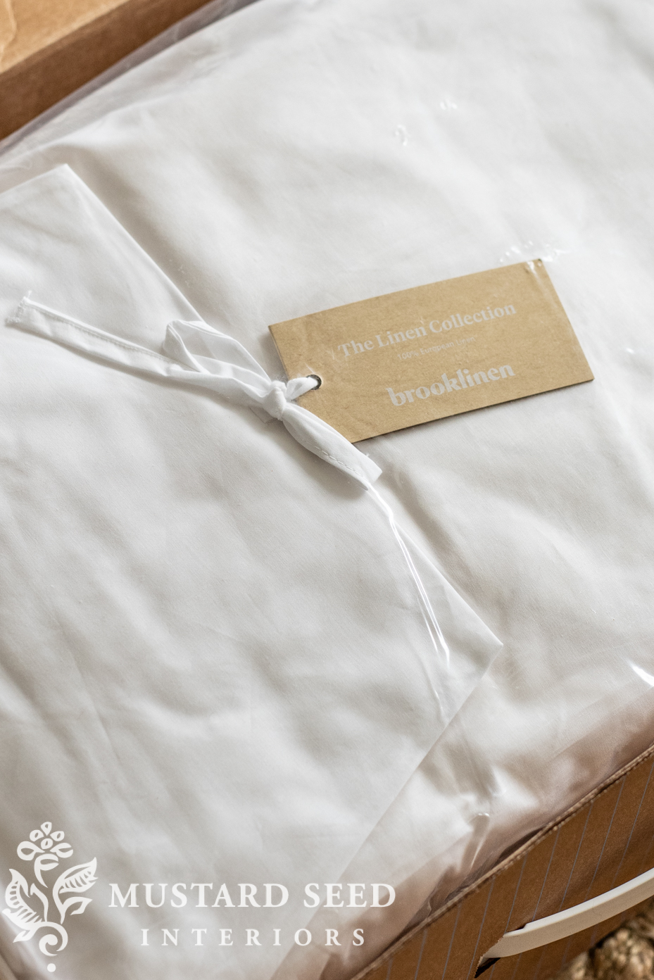 washed linen sheets from Brooklinen | miss mustard seed