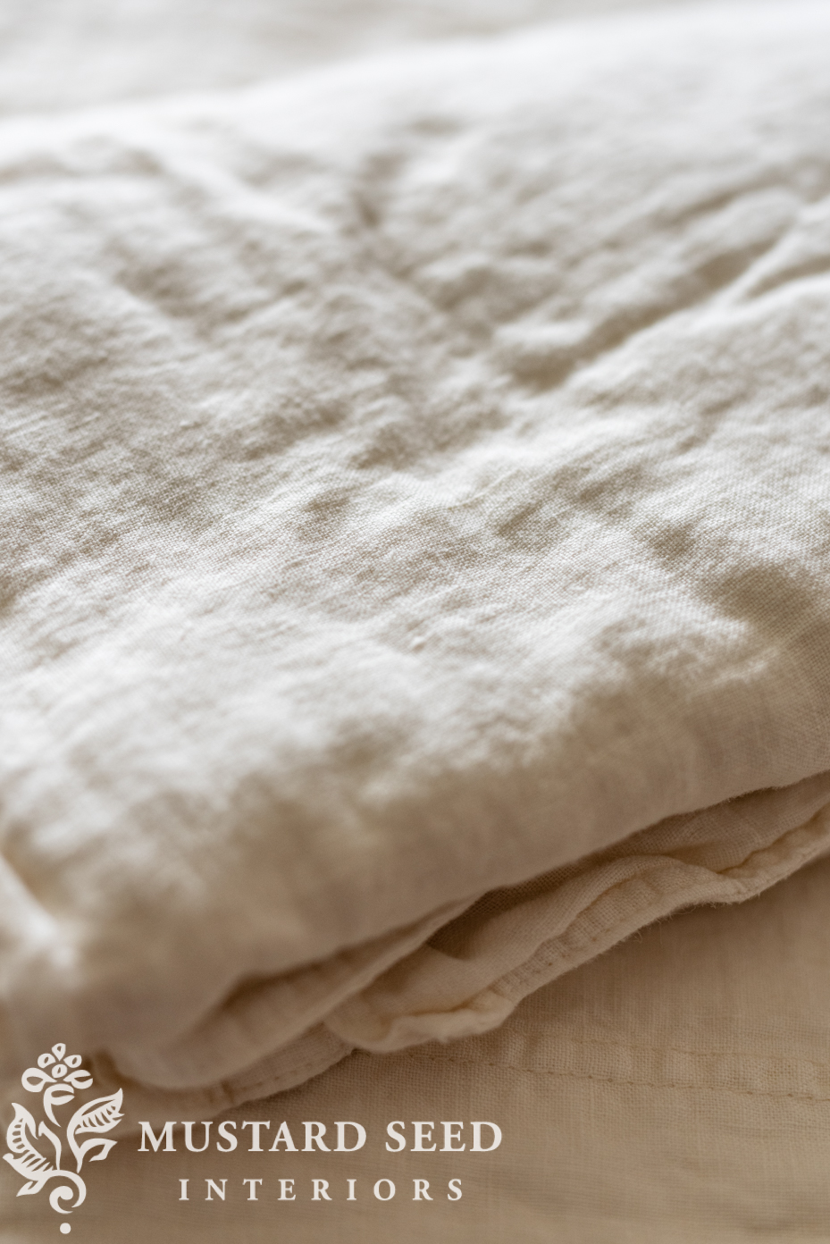 washed linen sheets from Brooklinen | miss mustard seed