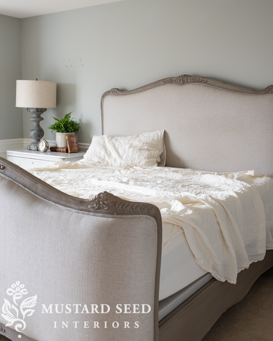 washed linen sheets from Brooklinen | miss mustard seed