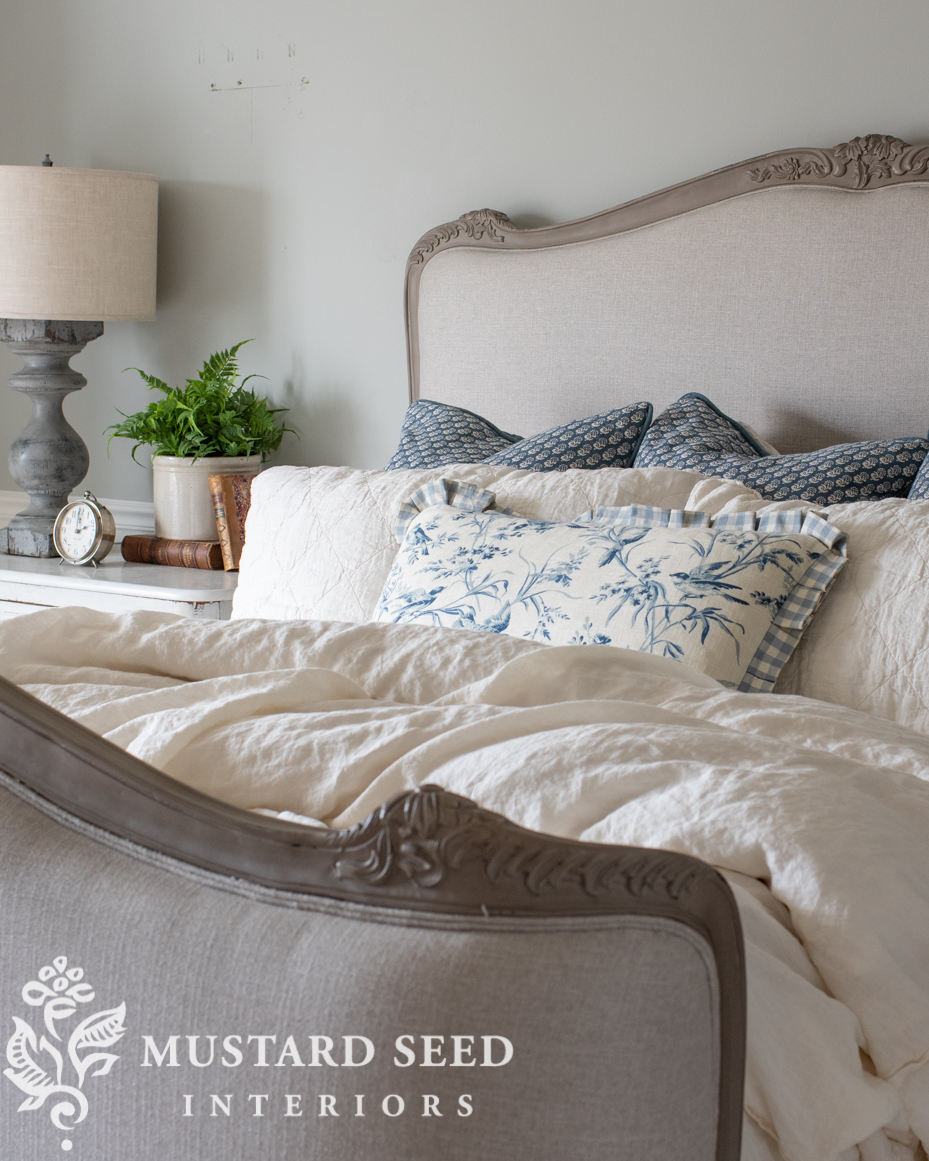 washed linen sheets from Brooklinen | miss mustard seed