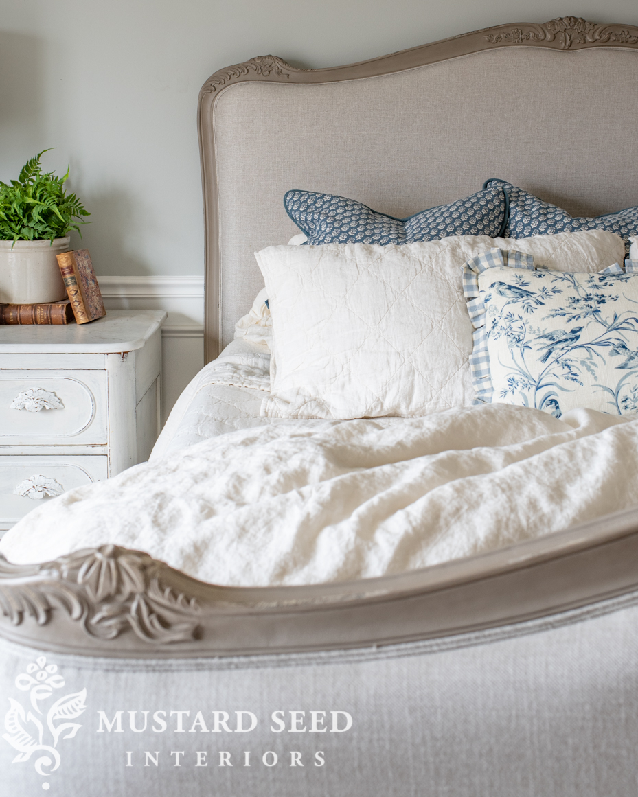 washed linen sheets from Brooklinen | miss mustard seed