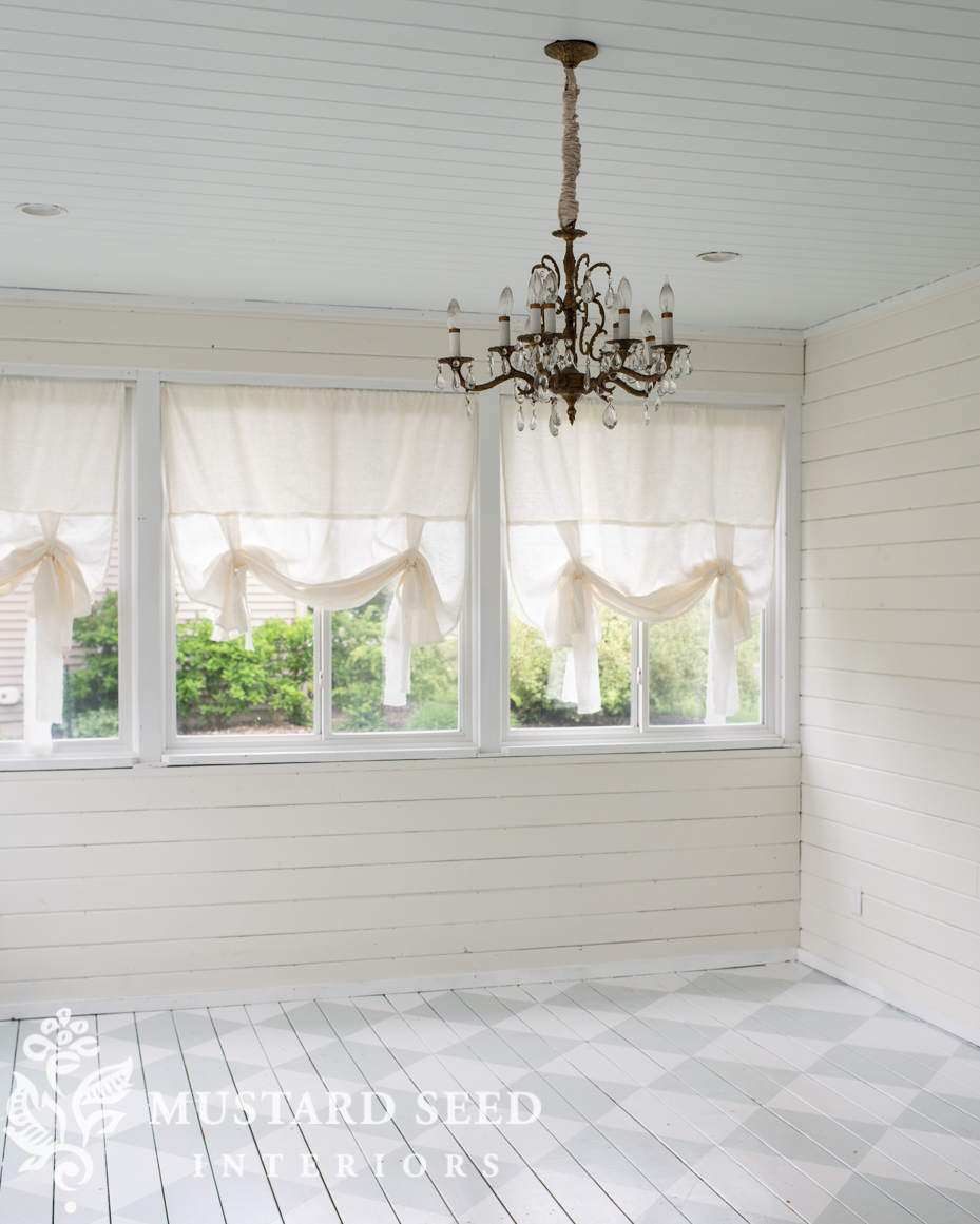 home art studio makeover | sunporch conversion | miss mustard seed