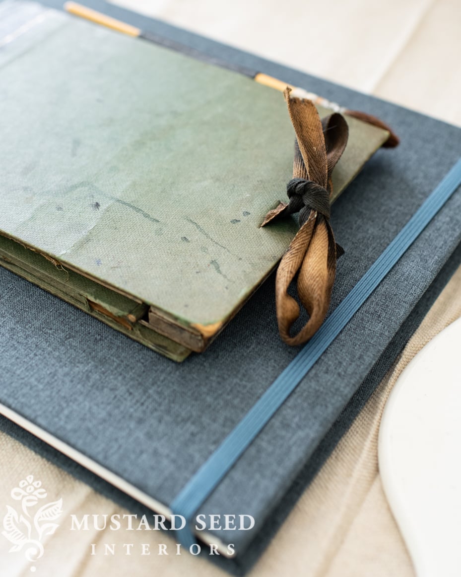antique roberson combination sketchbook and palette | art supplies | miss mustard seed