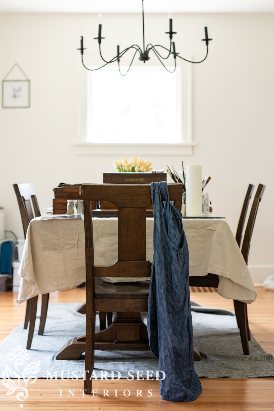 temporary art studio and workspace | miss mustard seed