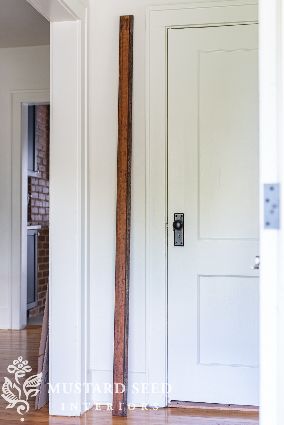 antique wallpaper ruler | miss mustard seed
