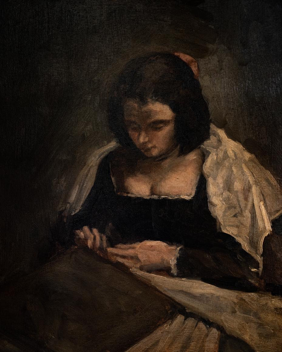marian parsons | original fine art | master study oil painting | miss mustard seed