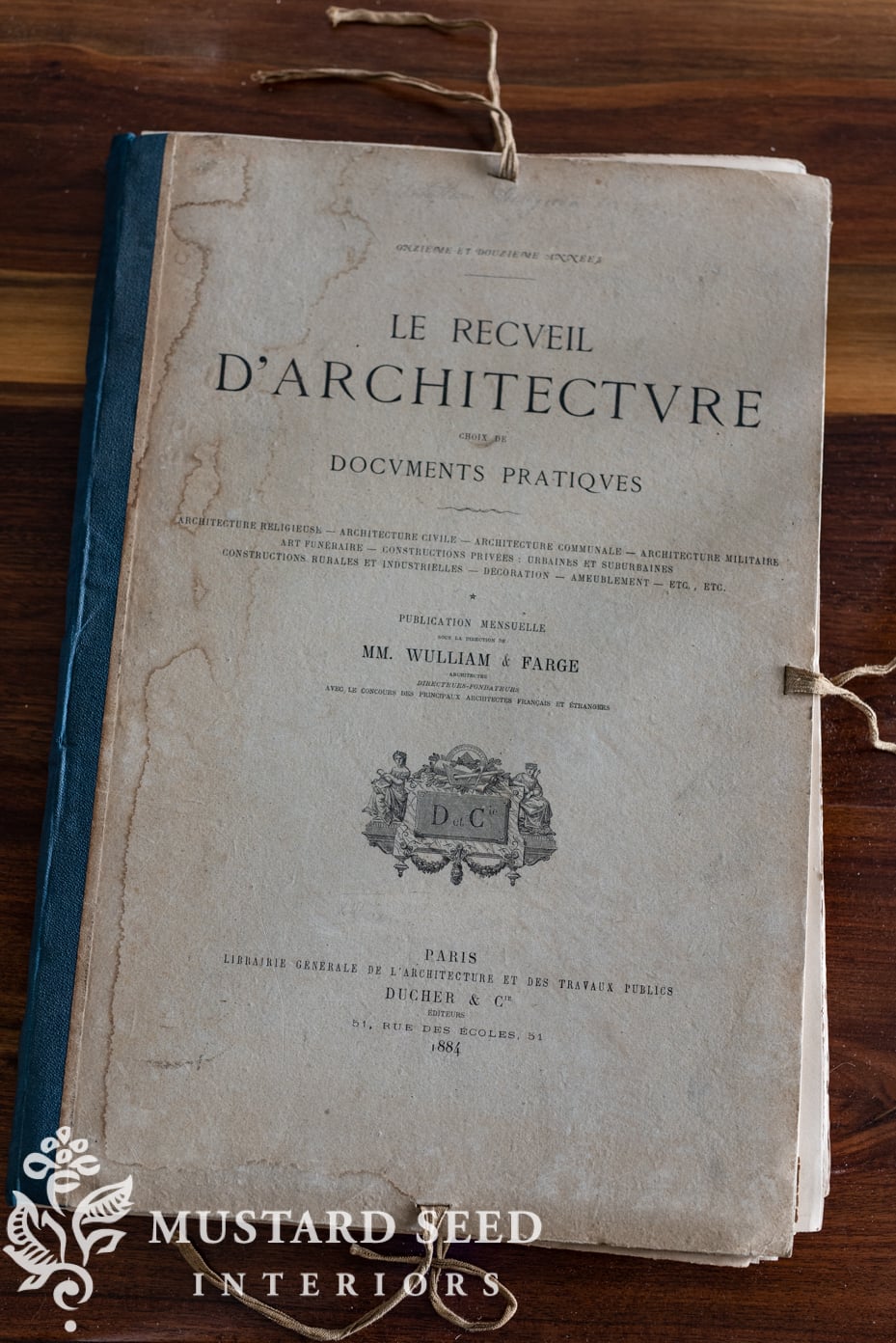 antique architecture portfolio | wulliam & farge of paris | miss mustard seed