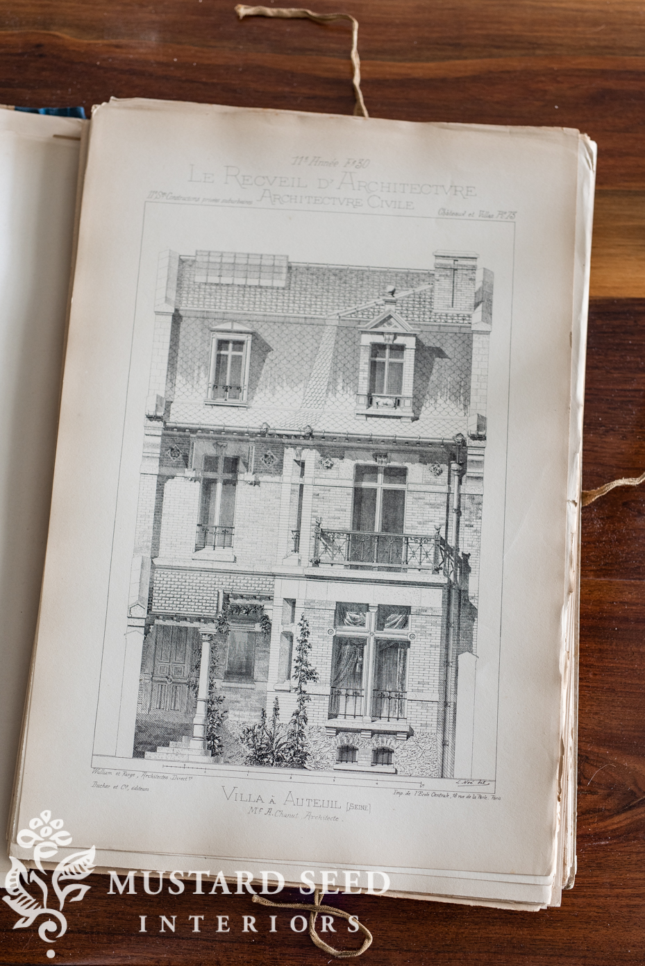 antique architecture portfolio | wulliam & farge of paris | miss mustard seed