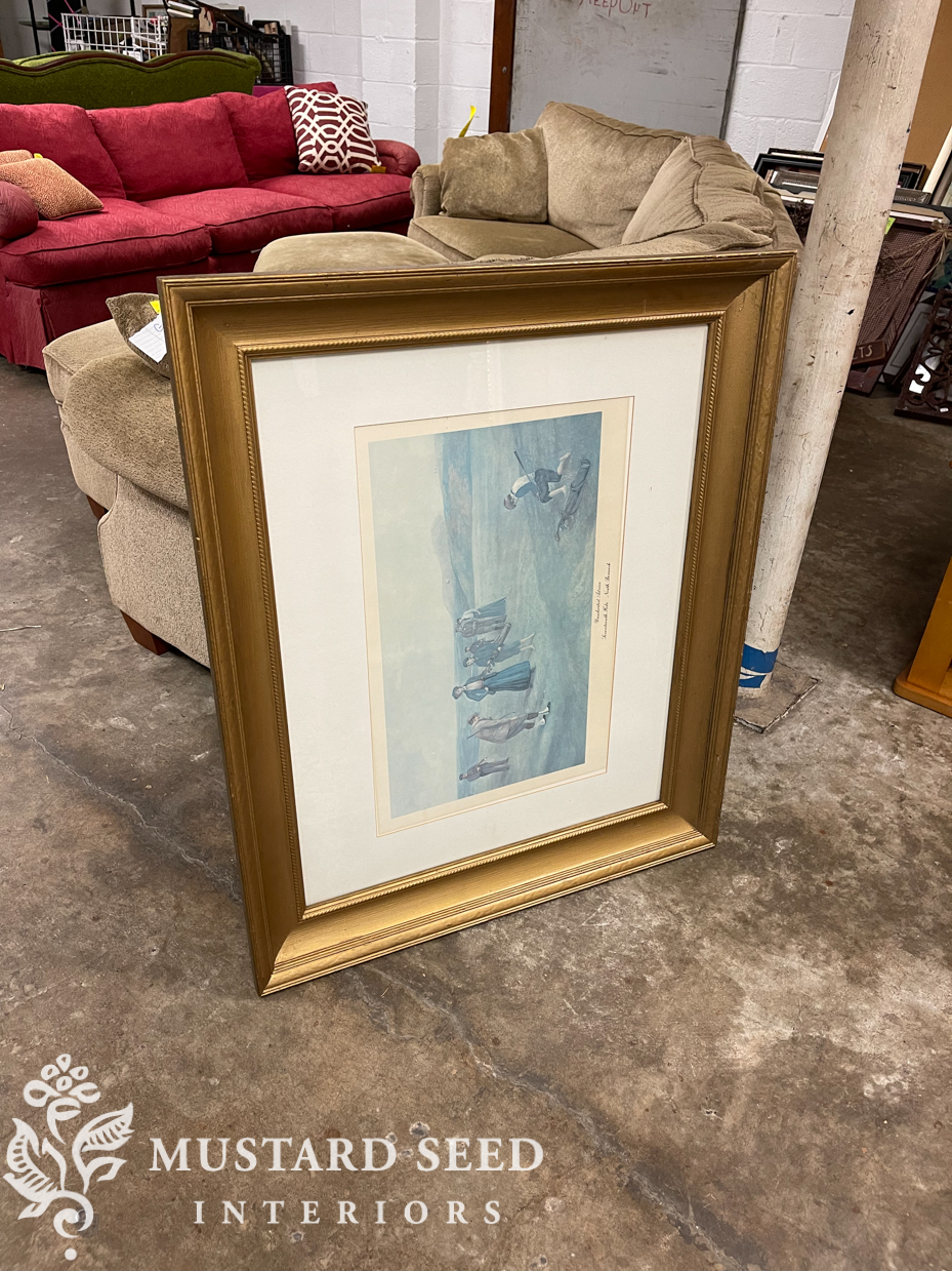 adams rescue mission thrift store | vintage gilded wood frame | miss mustard seed