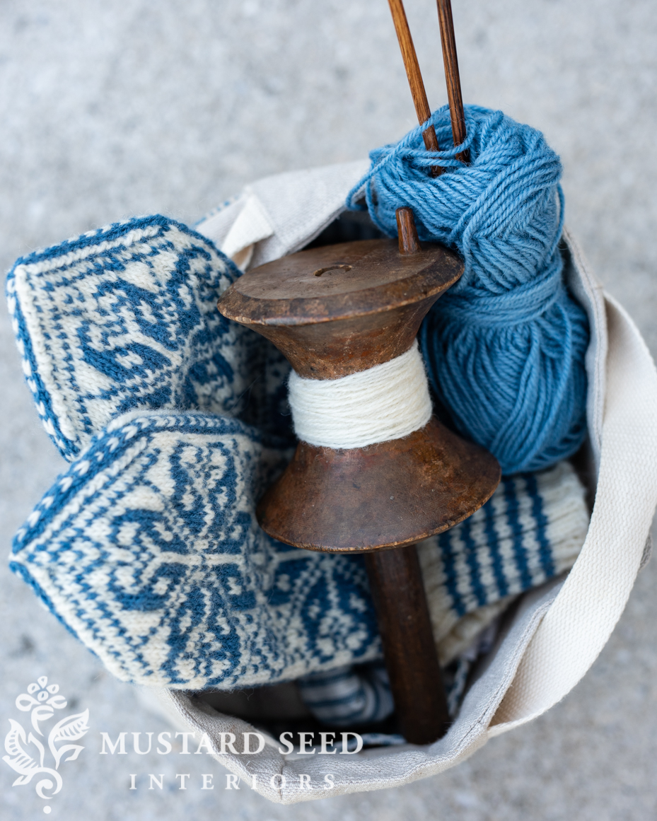 antique wooden yarn winder | miss mustard seed