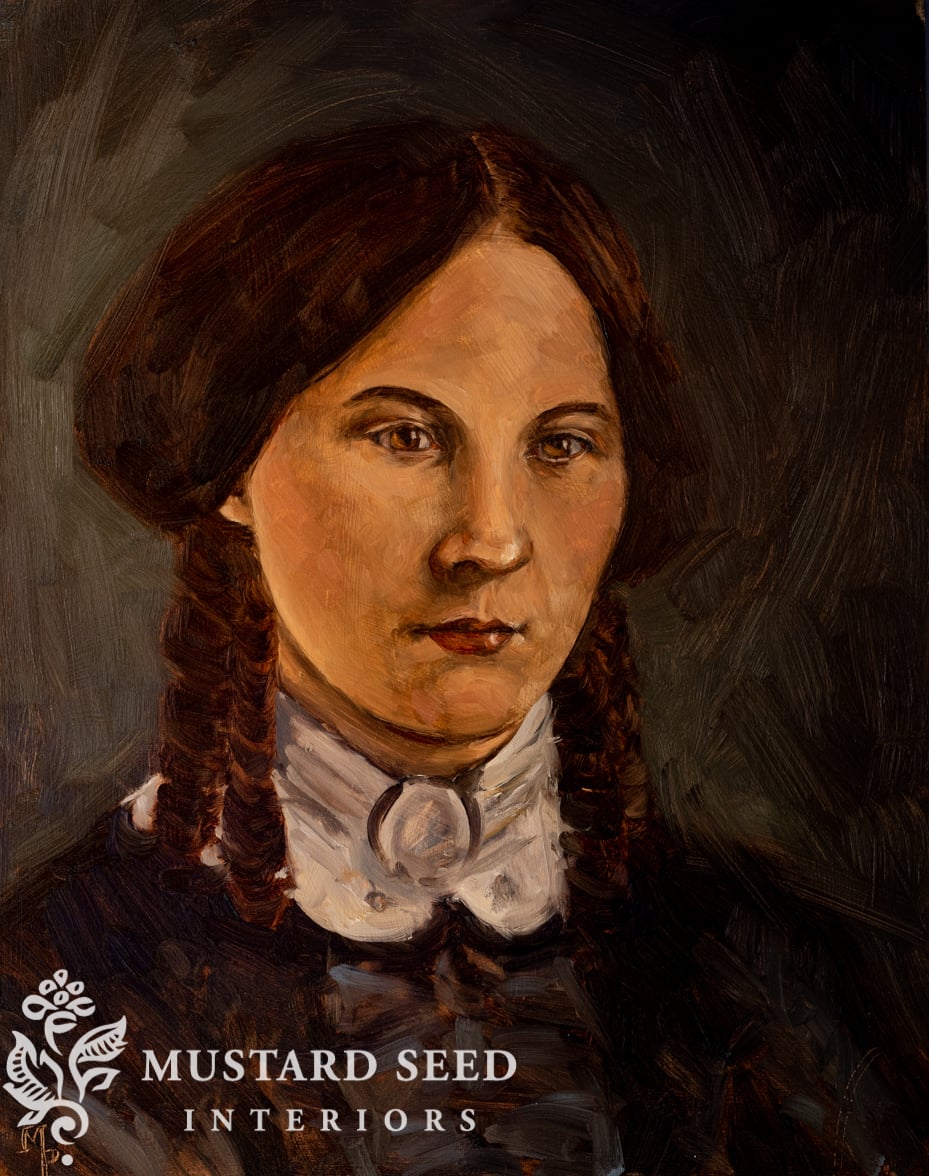 oil painting portrait | miss mustard seed | marian parsons fine art