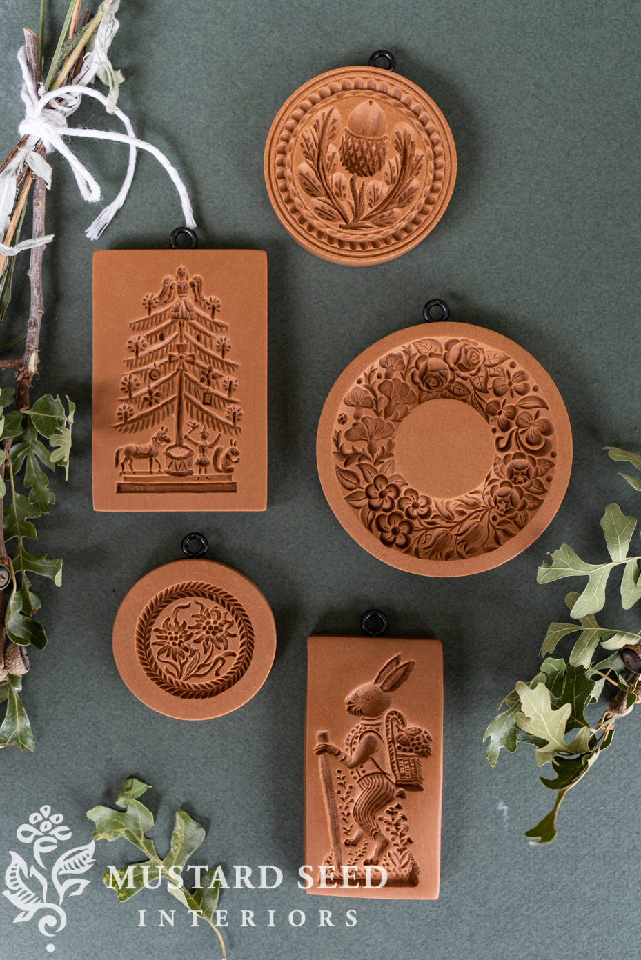 salt dough ornament molds | miss mustard seed