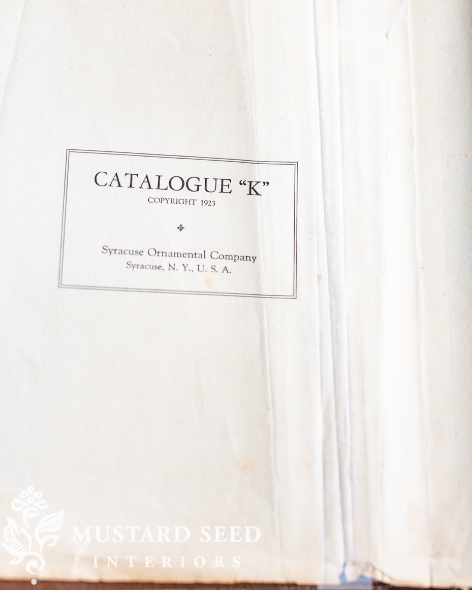 syracuse ornamental company catalogue K from 1923 | miss mustard seed