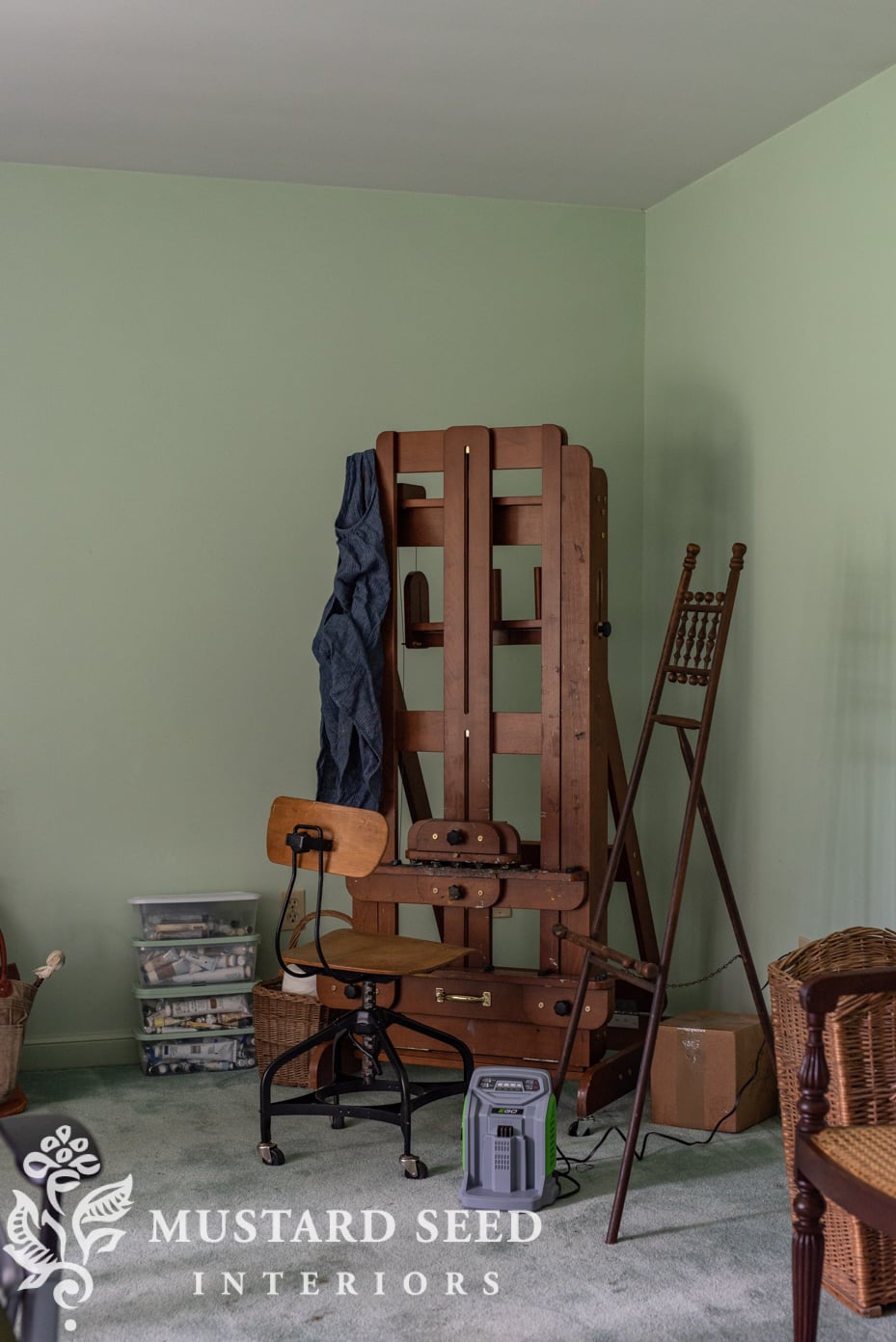easel | art studio | miss mustard seed