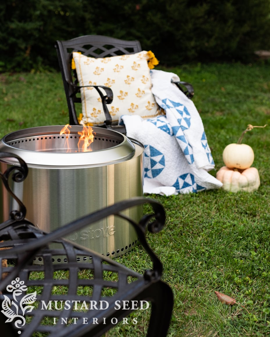 solo stove | fall entertaining with walmart | miss mustard seed