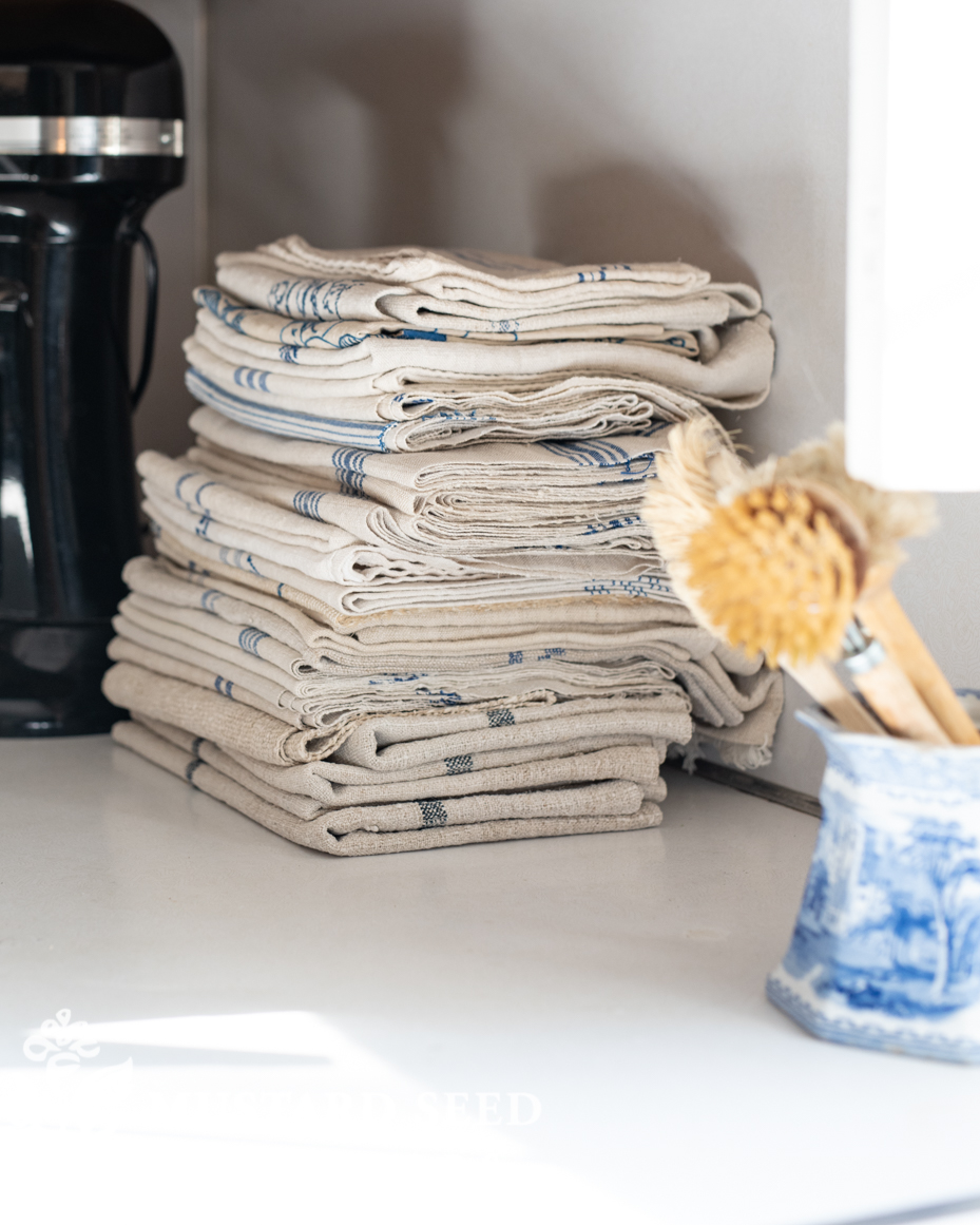 antique european linens | miss mustard seed