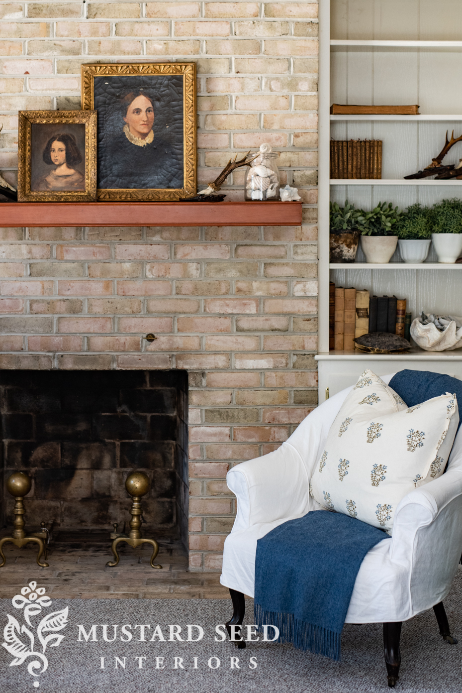 living room decor with antiques | miss mustard seed