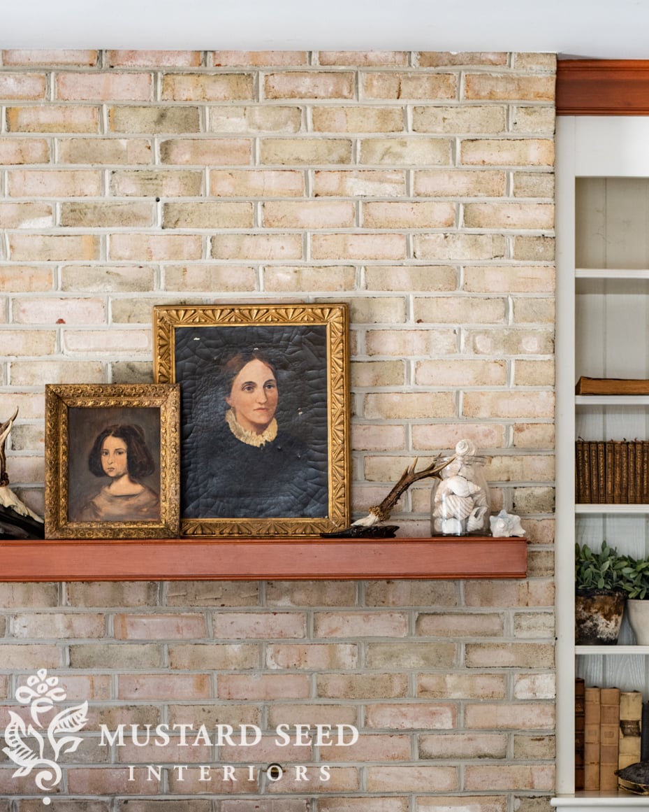 living room decor with antiques | miss mustard seed