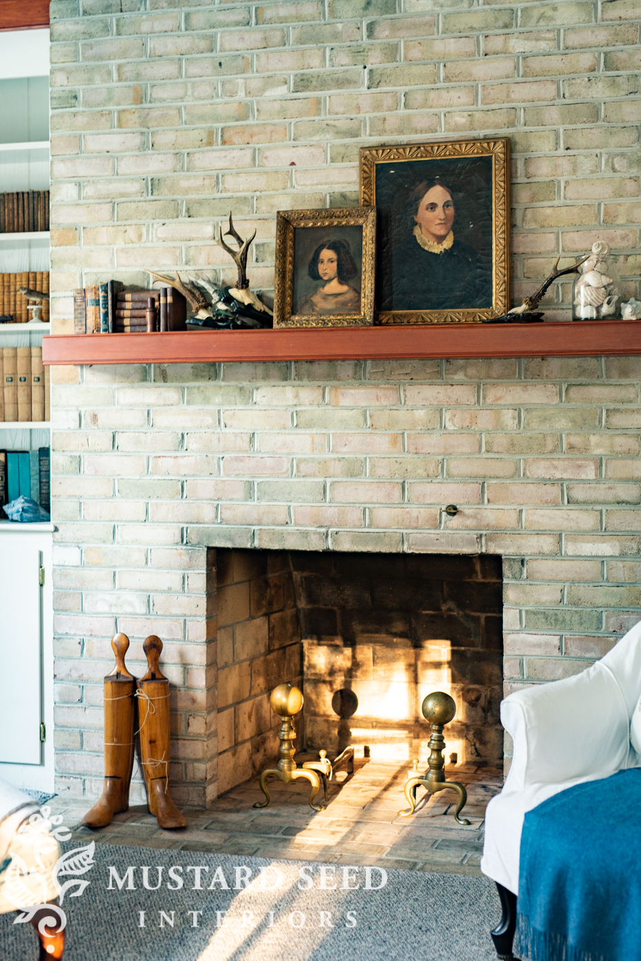 living room decor with antiques | miss mustard seed
