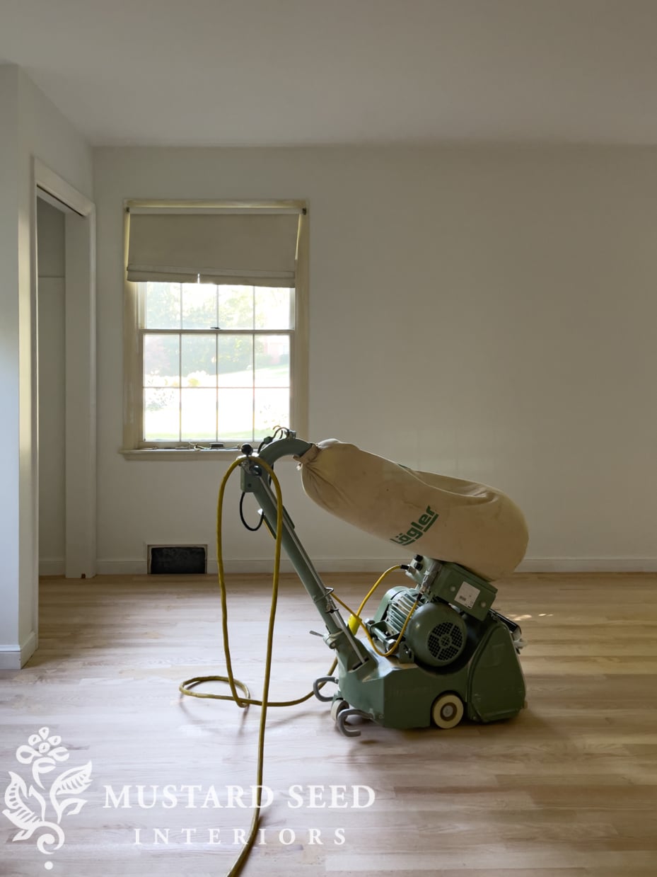 golden oak floors | miss mustard seed