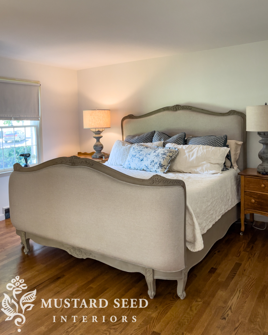 bed set-up after moving | miss mustard seed