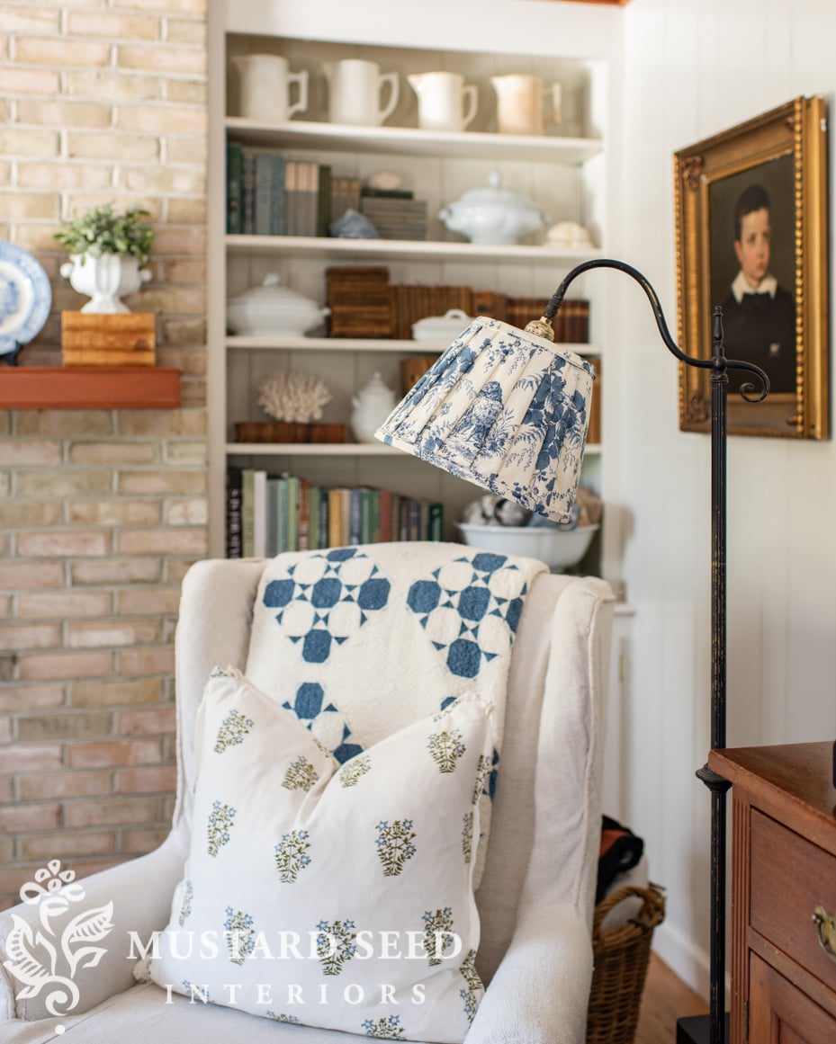 how to make a custom pleated lampshade cover | video tutorial | miss mustard seed