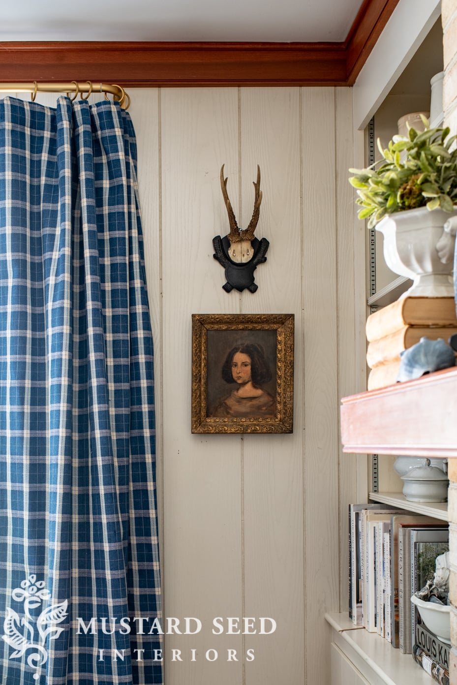 antique European antlers | miss mustard seed