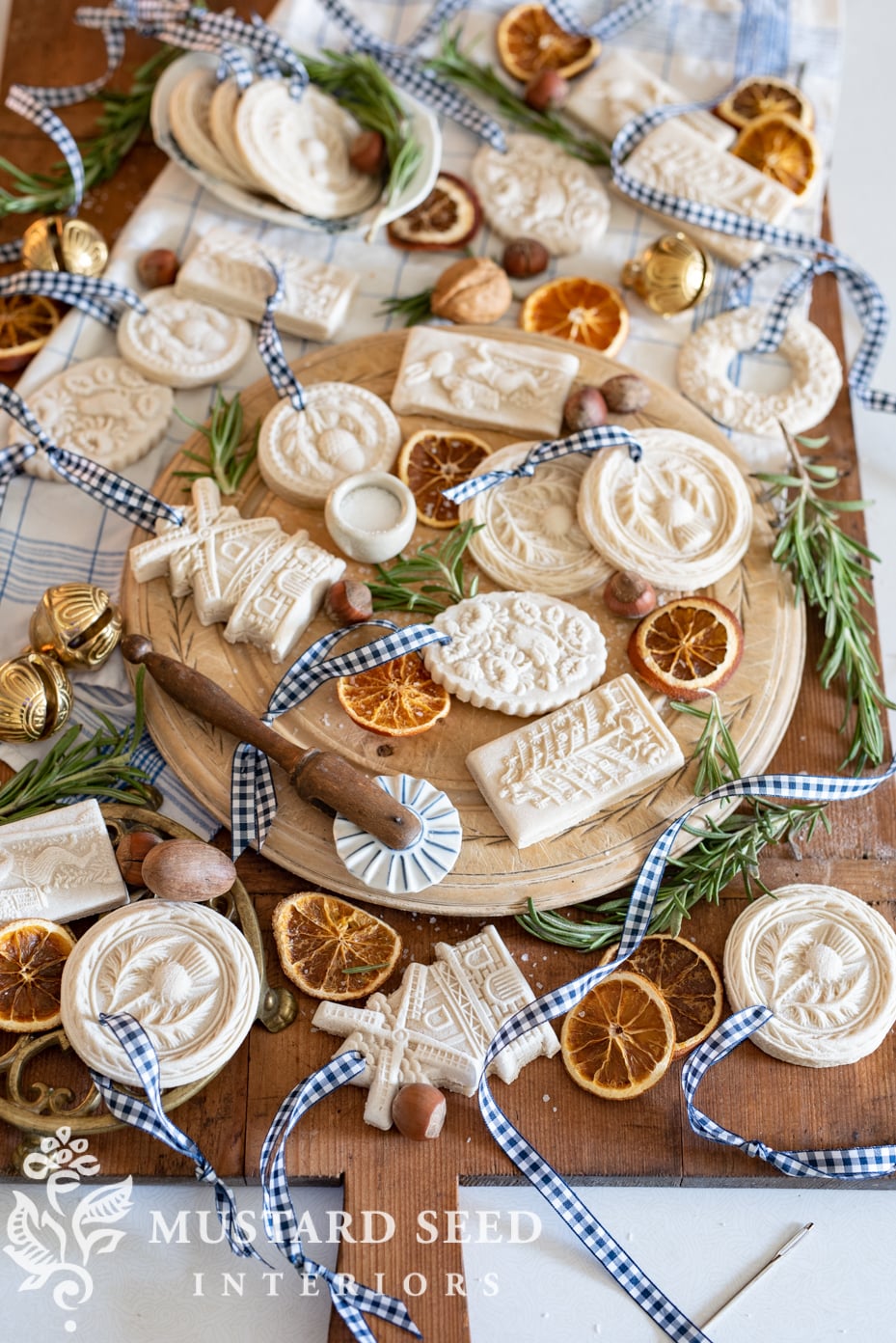 salt dough ornaments | christmas crafts | miss mustard seed
