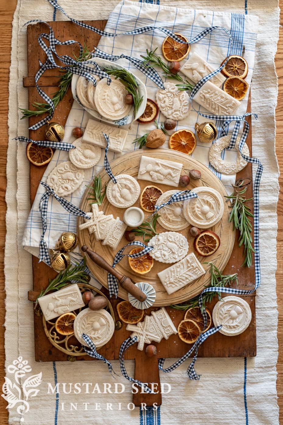 salt dough ornaments | recipes and molds | miss mustard seed