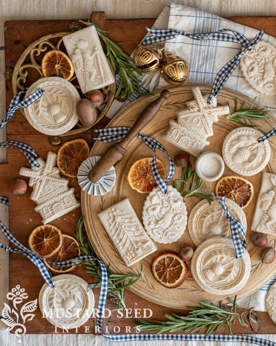 salt dough ornaments | recipes and molds | miss mustard seed