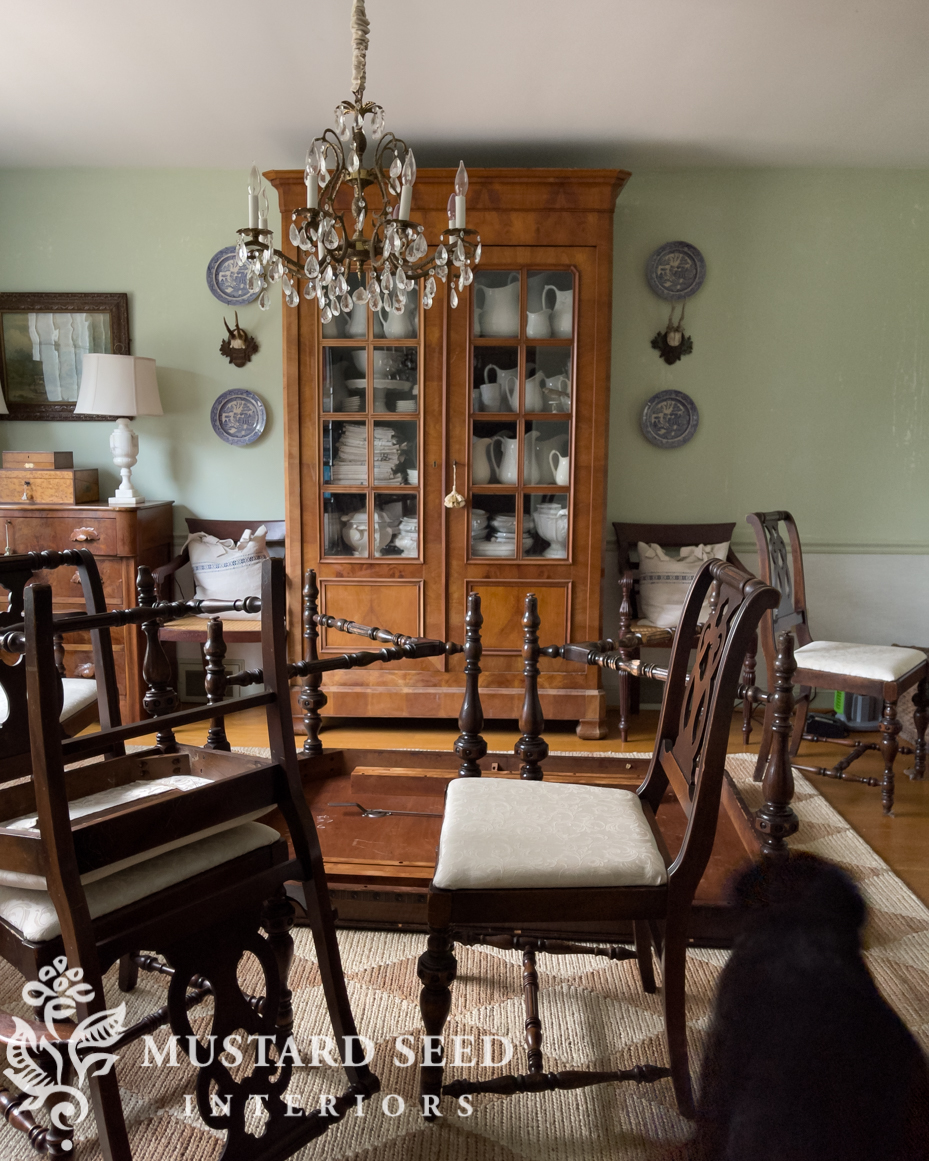 dining room in progress | miss mustard seed