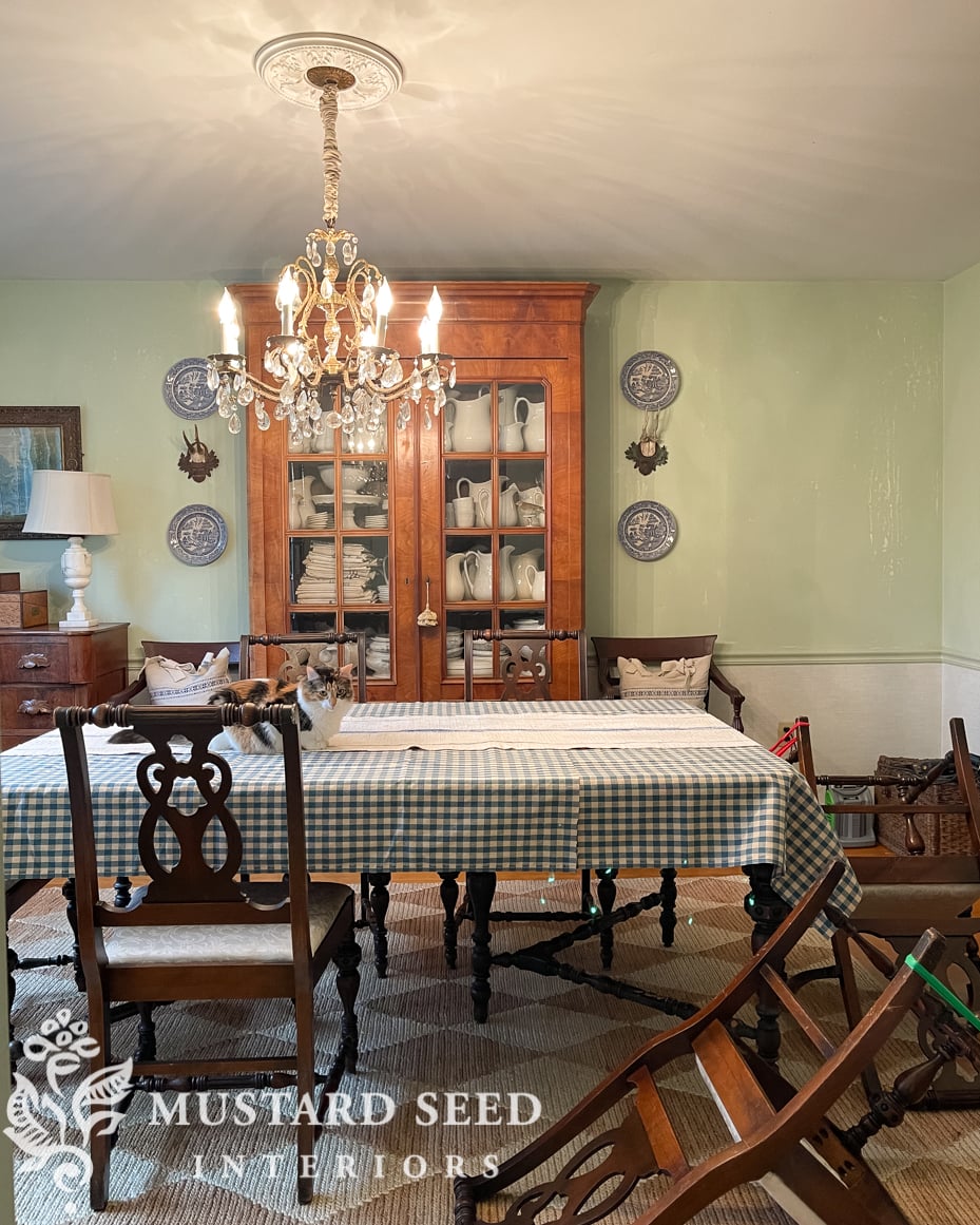 dining room in progress | miss mustard seed