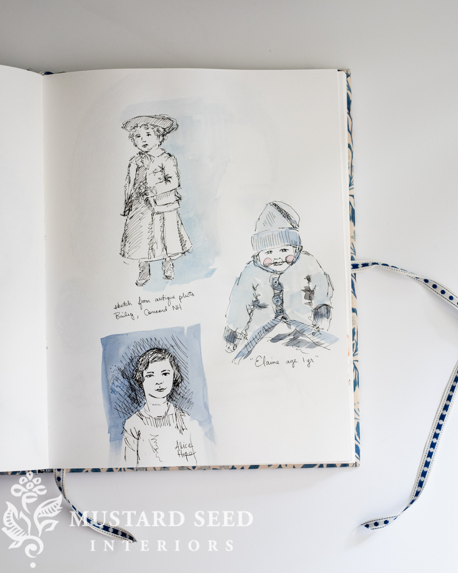 pen and ink sketches | miss mustard seed
