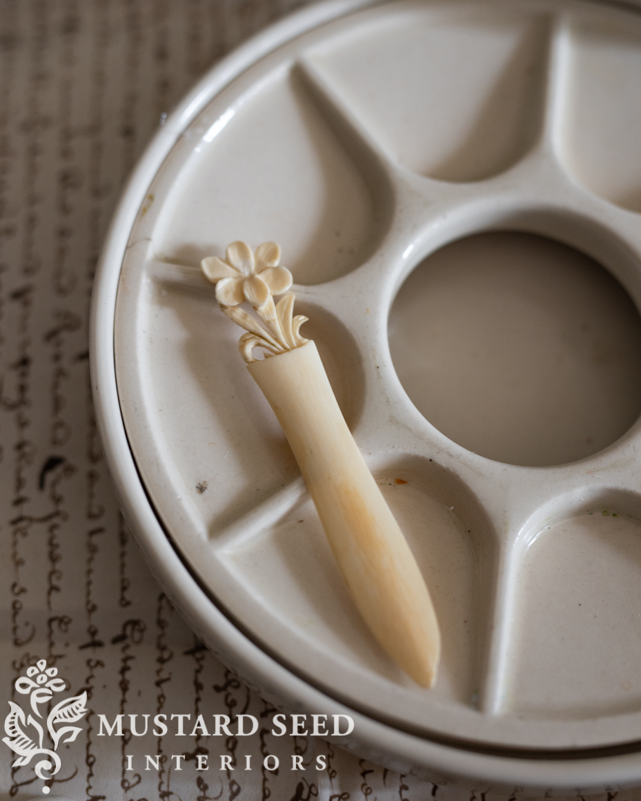 antique bone envelope opener | miss mustard seed