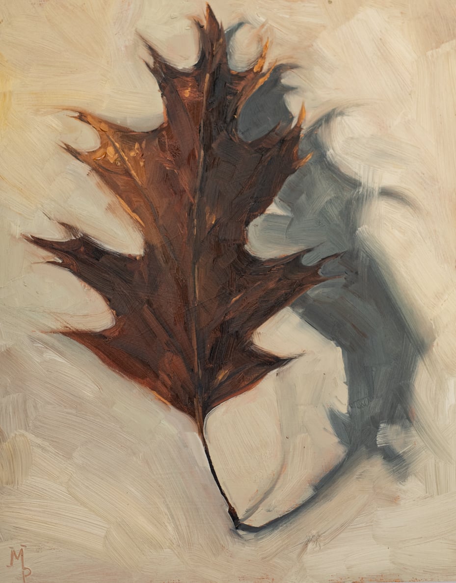 autumn oak leaf still life | miss mustard seed