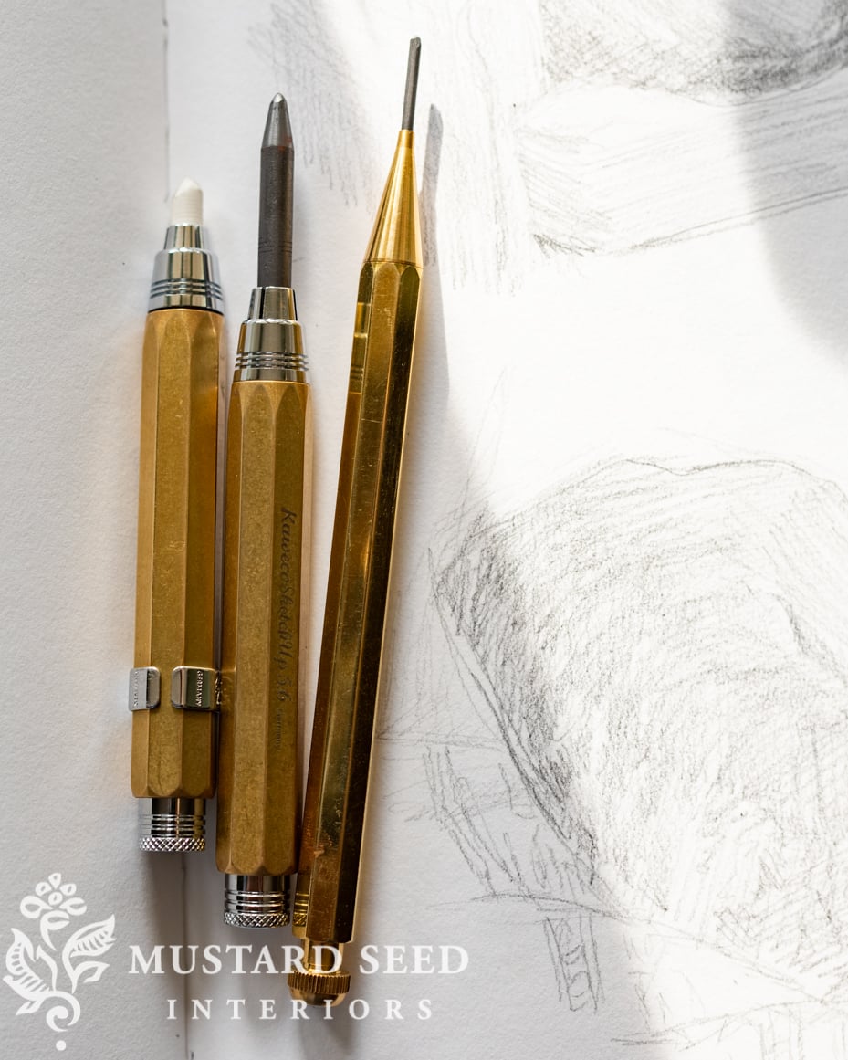 brass kaweco pecil clutches | miss mustard seed