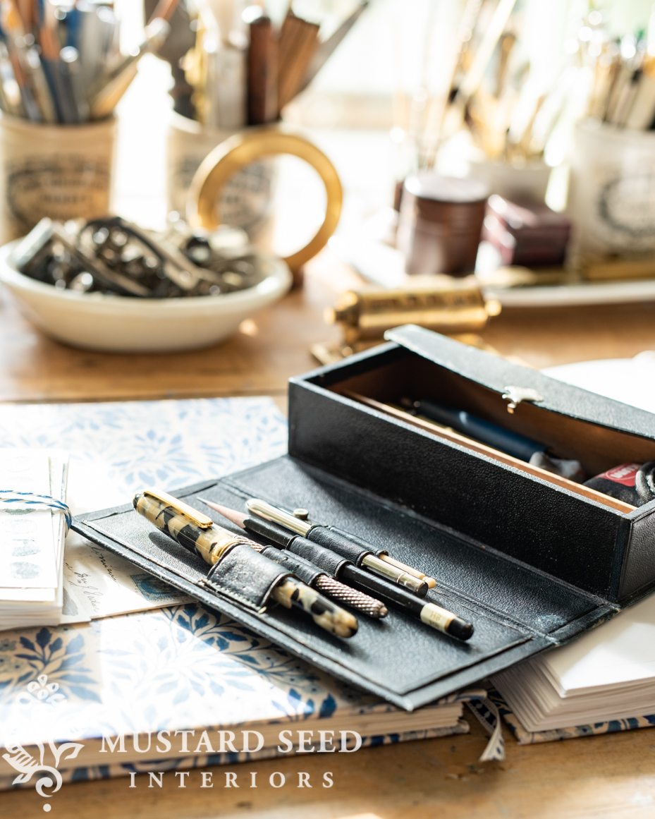 antique pencil box | miss mustard seed
