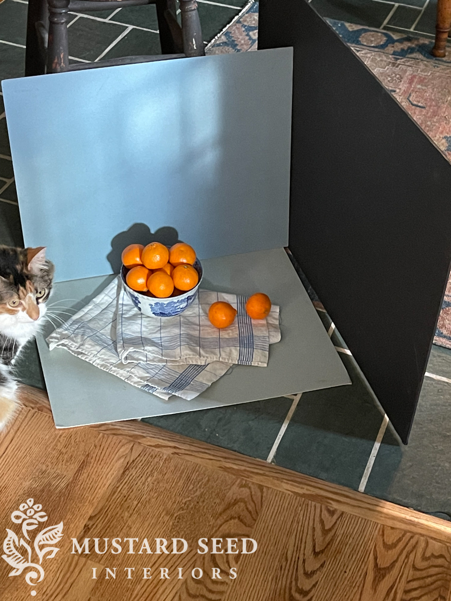 settig up a still life | miss mustard seed