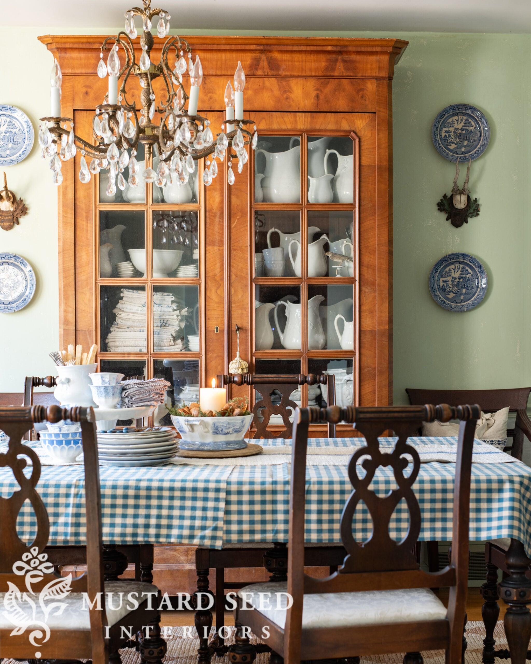 antique European antlers | miss mustard seed