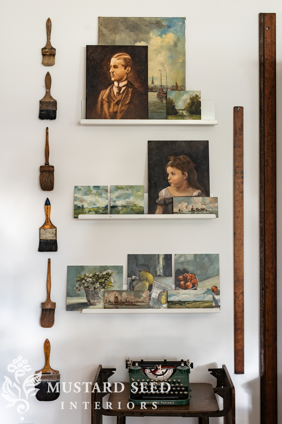 growing as an artist through challenges | oil painting drying shelves | miss mustard seed