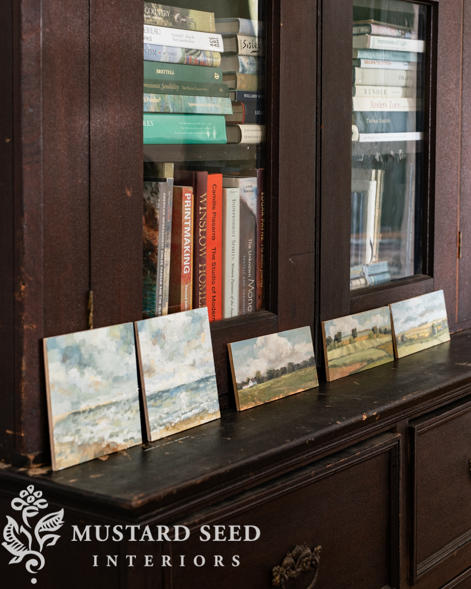 growing as an artist through challenges | oil painting drying shelves | miss mustard seed