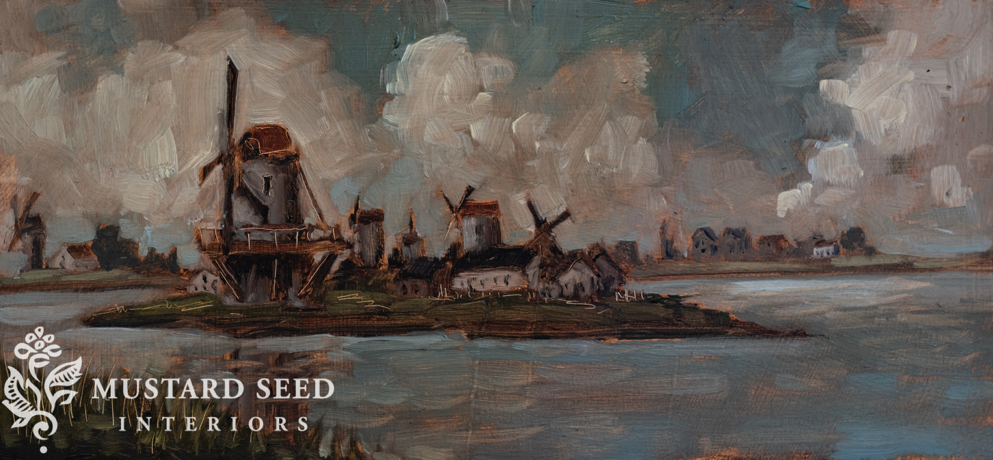 original oil painting | landscape | miss mustard seed