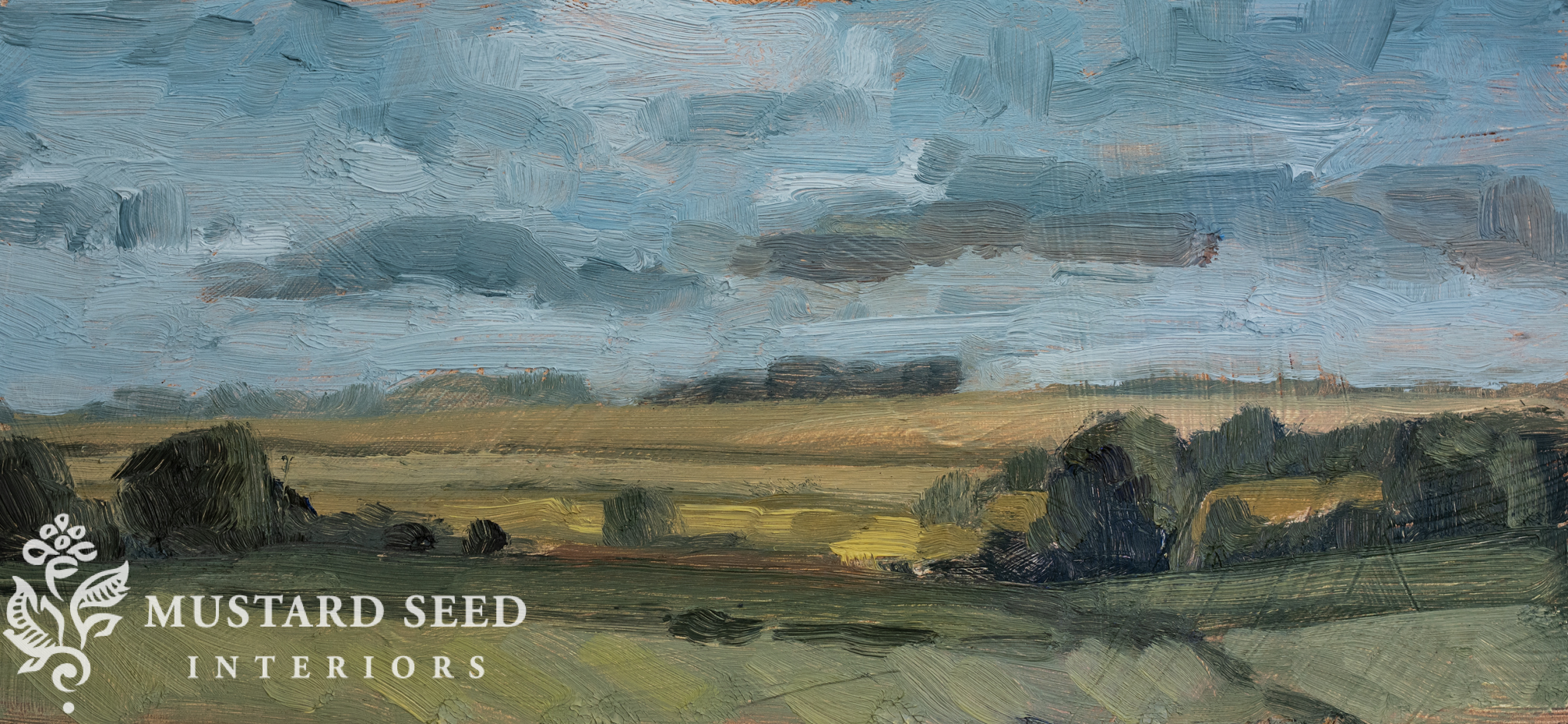original oil painting | landscape | miss mustard seed