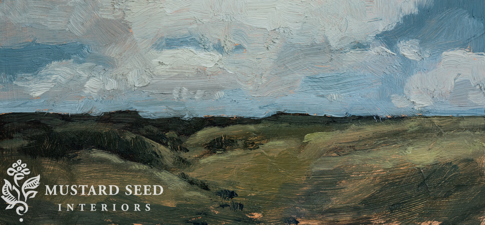 original oil painting | landscape | miss mustard seed
