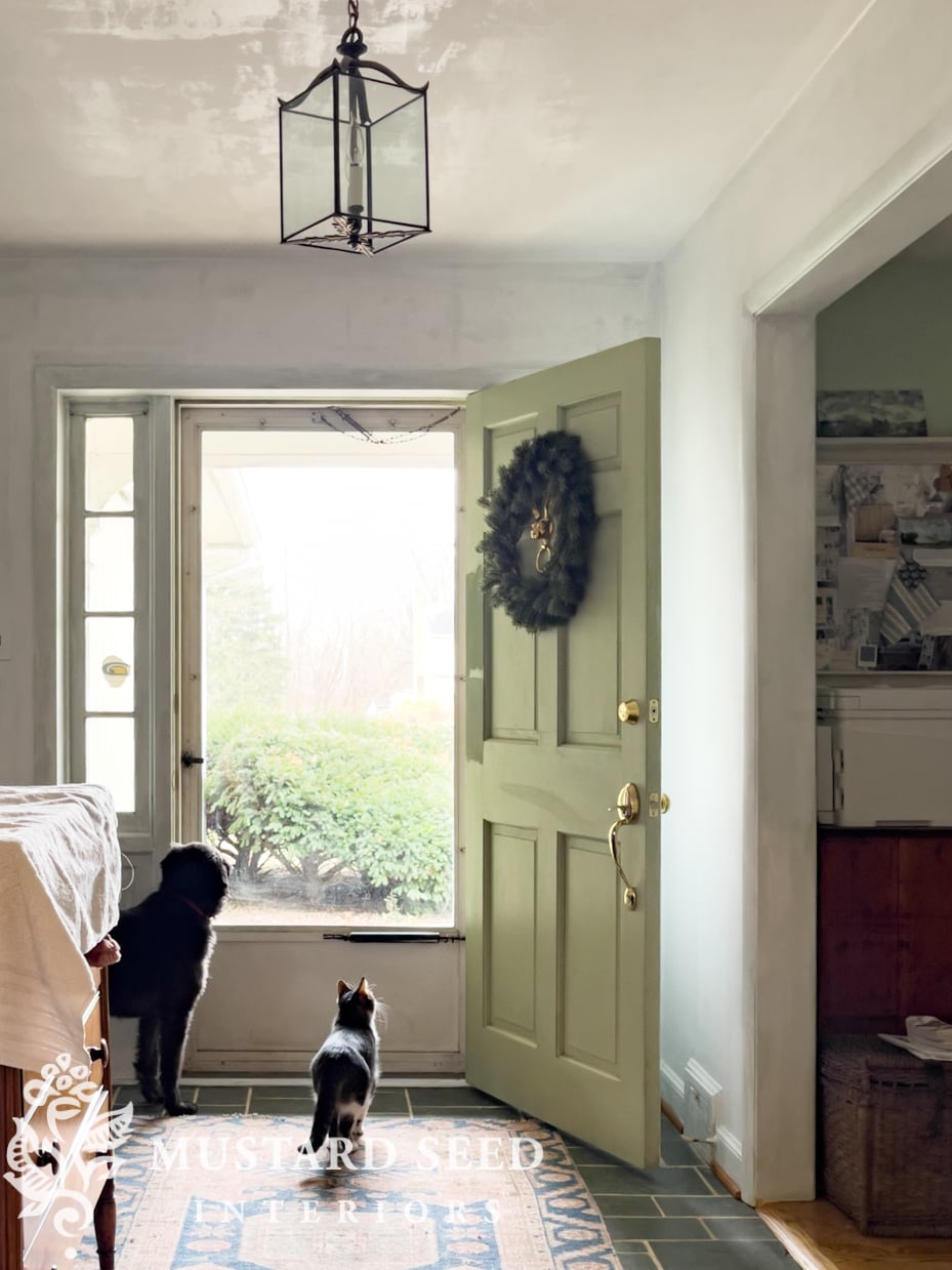 1970 home renovation | front door makeover details | miss mustard seed