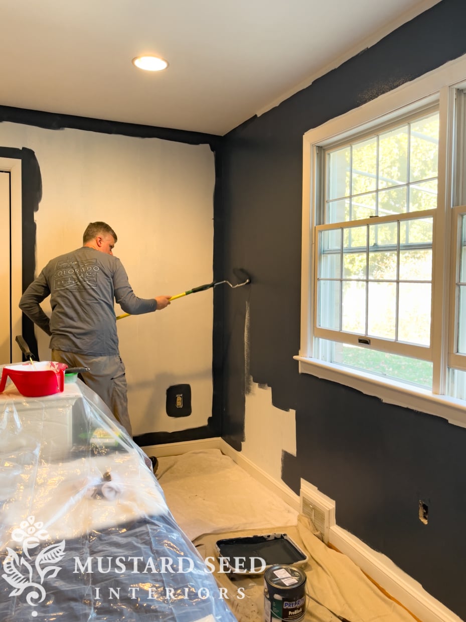 priming and painting walls | miss mustard seed