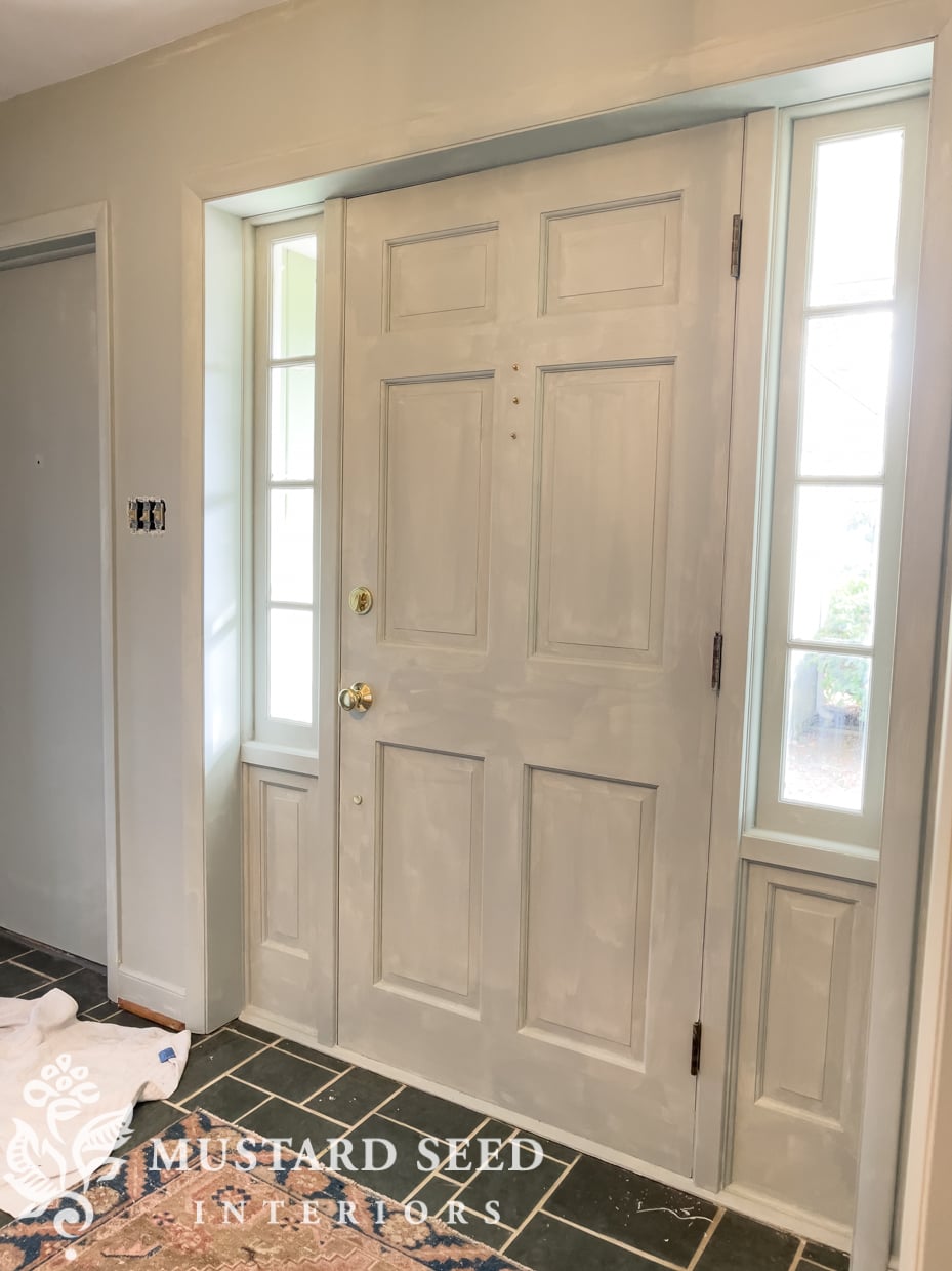 1970 home renovation | front door makeover details | miss mustard seed