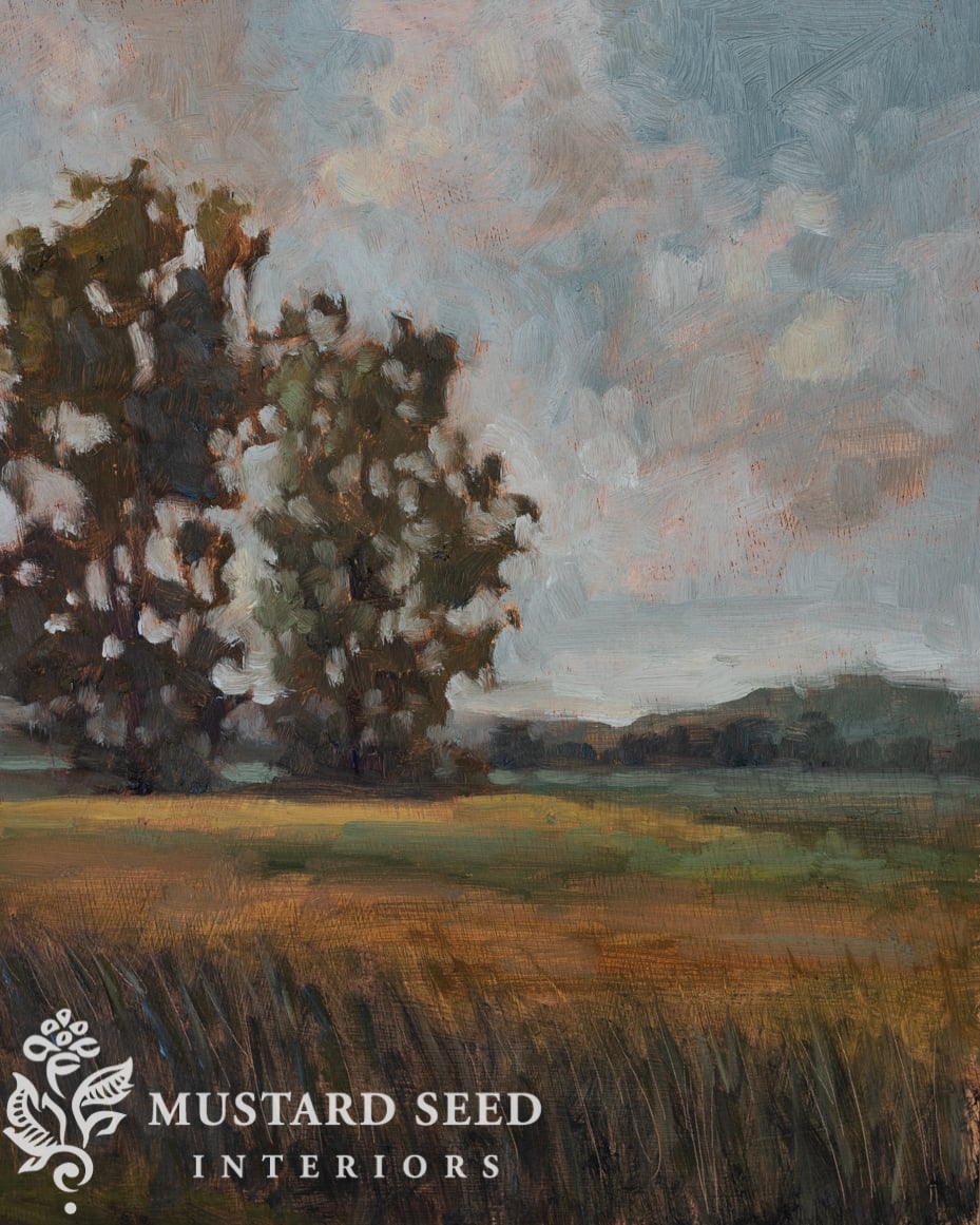 original oil painting | landscape | miss mustard seed