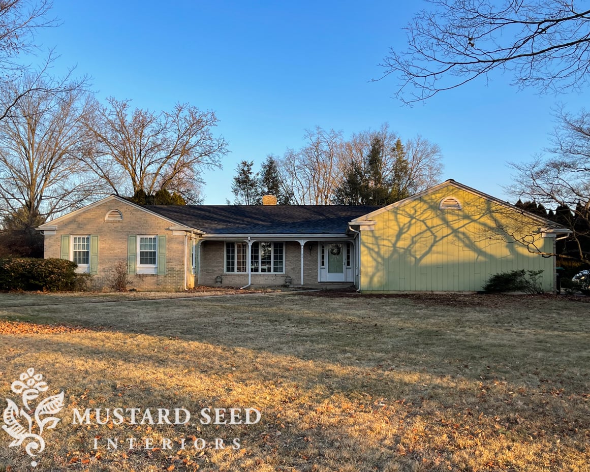 1970 home renovation exterior | miss mustard seed